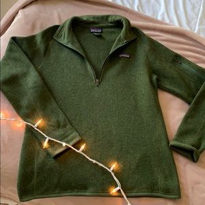 Green Patagonia Quarter ZIP